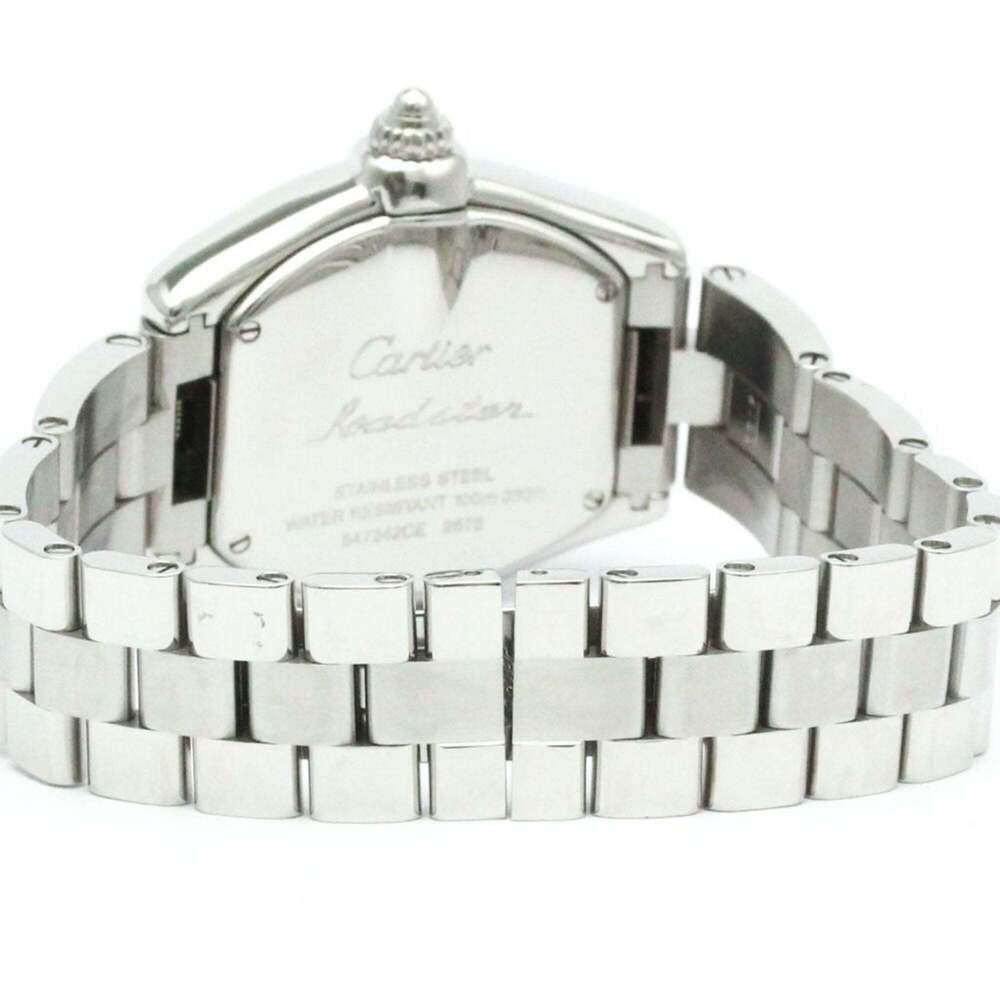 Polished CARTIER Roadstar SM Steel Quartz Ladies Watch W62017V3 BF582856 - Picture 5 of 9